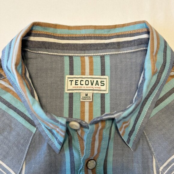 TECOVAS PEARL SNAP STRIPED WESTERN SHIRT - Picture 4 of 5